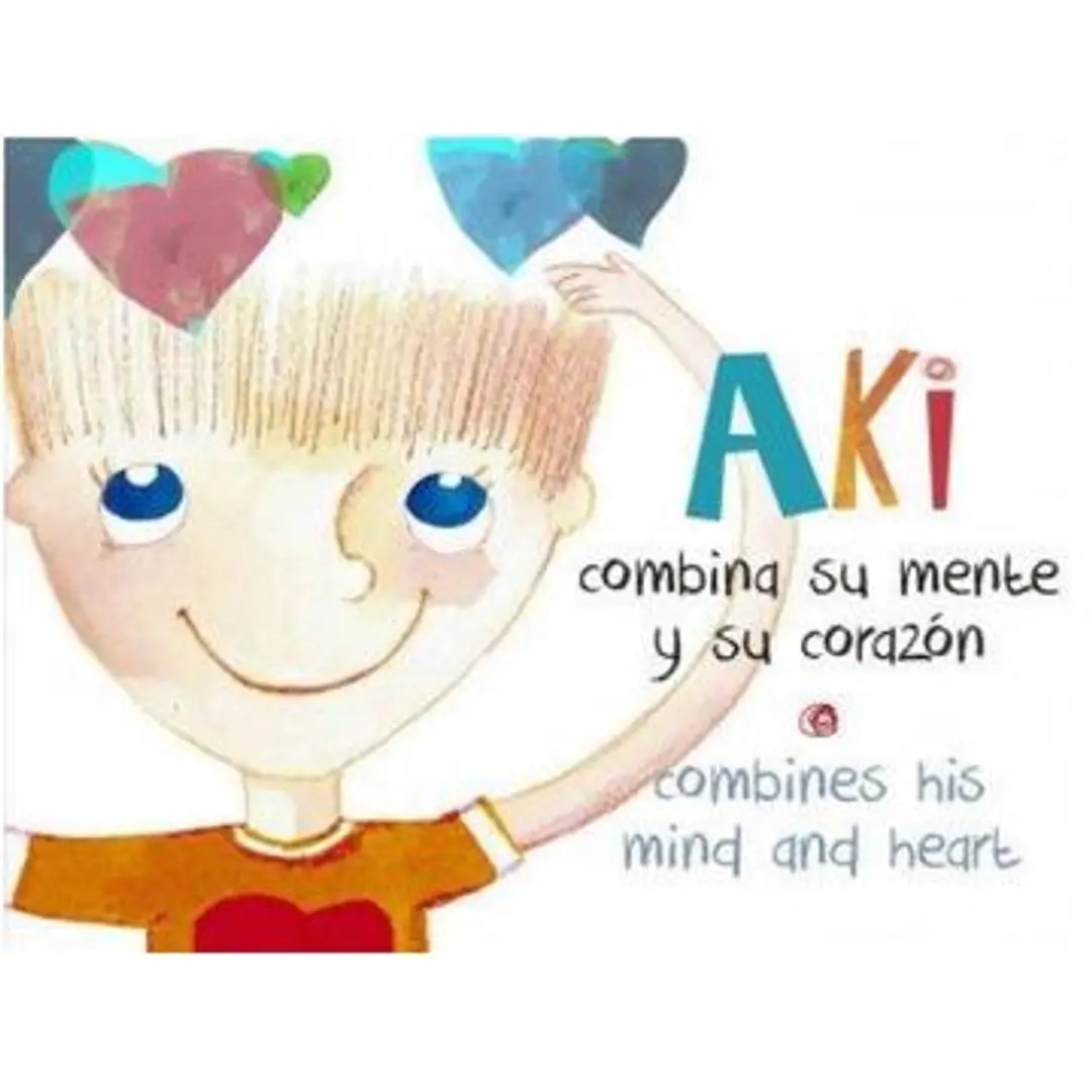 Libro Aki Combina Su Mente Y Su Corazon Combines His Mind And Heart de Trinidad Ried Goycoolea - Nueva Patris