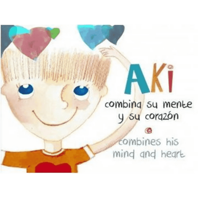 Libro Aki Combina Su Mente Y Su Corazon Combines His Mind And Heart de Trinidad Ried Goycoolea - Nueva Patris