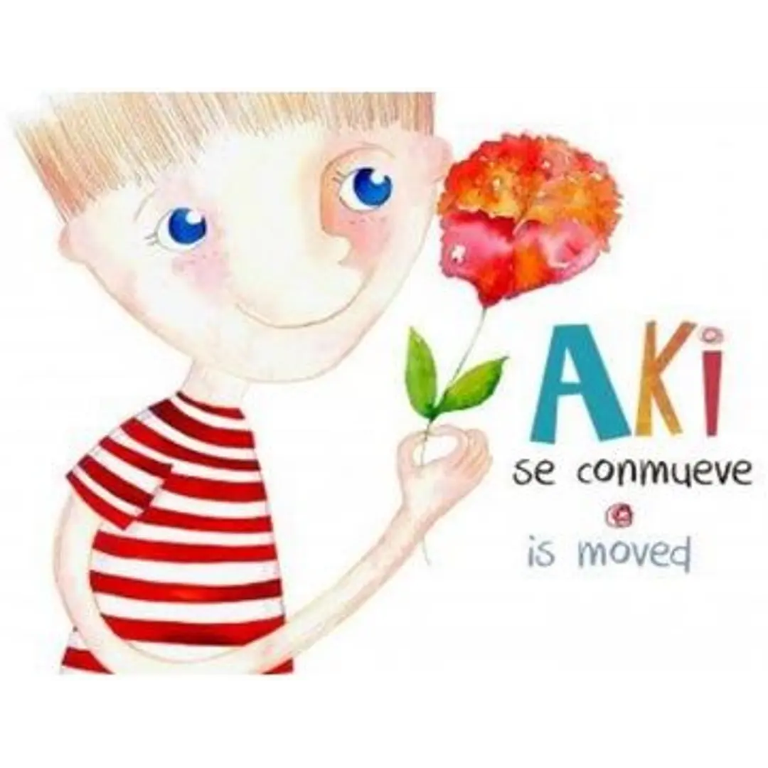 Libro Aki Se Conmueve Is Moved de Trinidad Ried Goycoolea - Nueva Patris