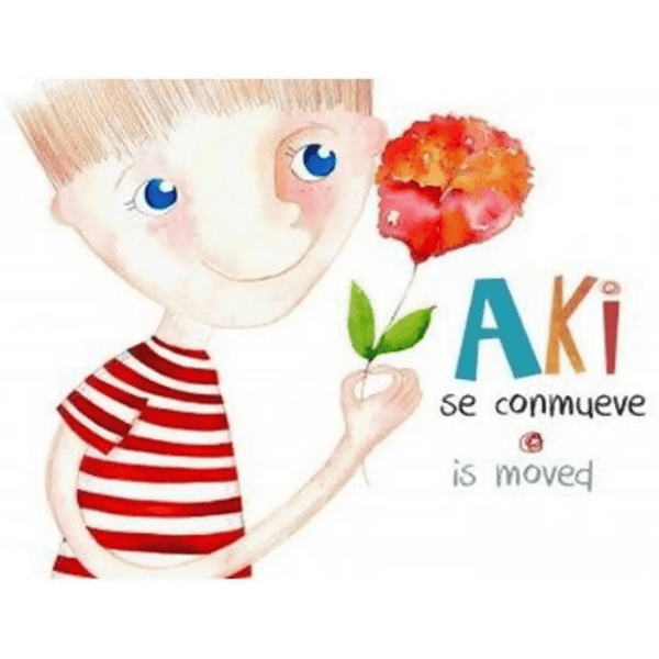 Libro Aki Se Conmueve Is Moved de Trinidad Ried Goycoolea - Nueva Patris