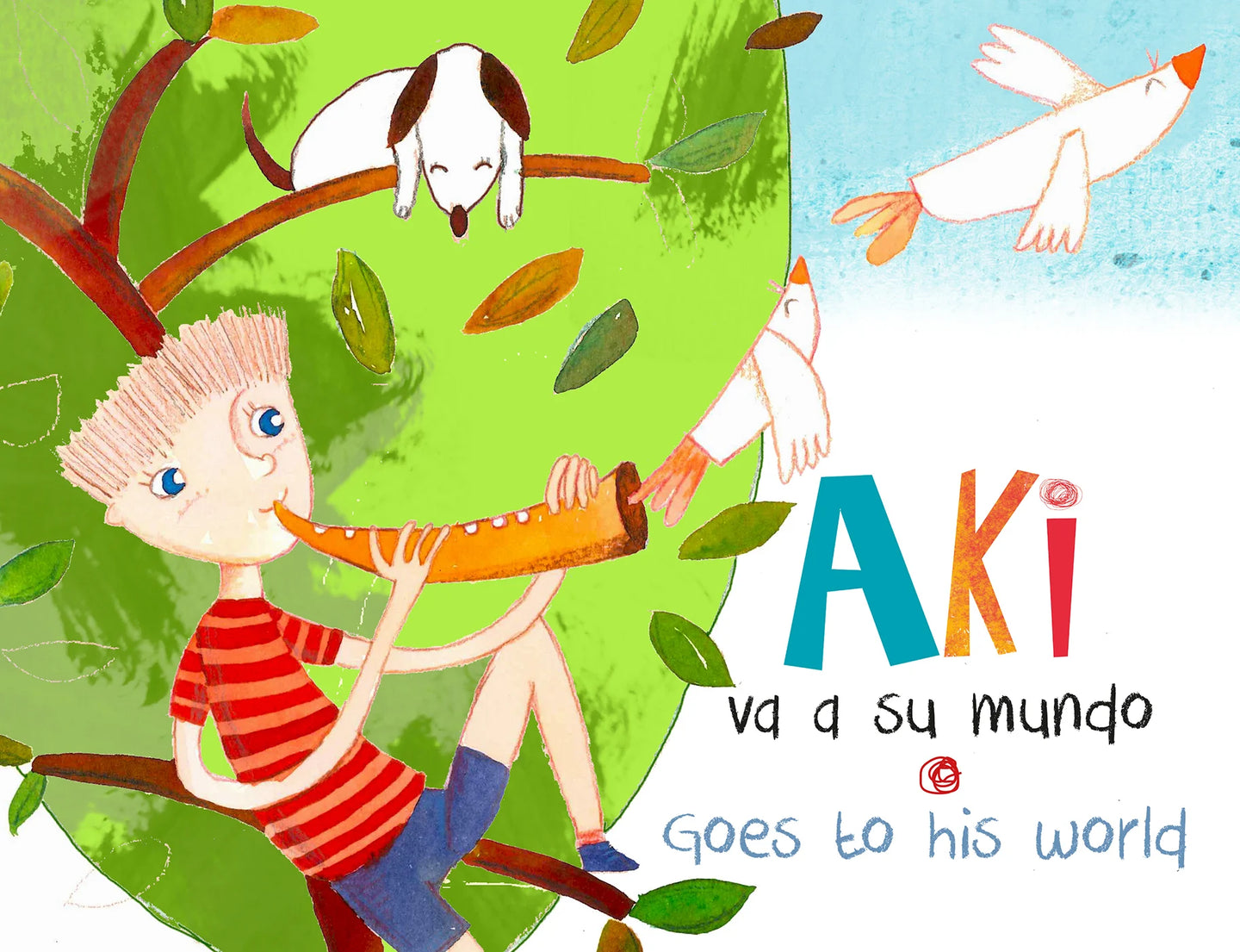 Libro Aki va a su Mundo en Español - Inglés de Trinidad Ried - Nueva Patris