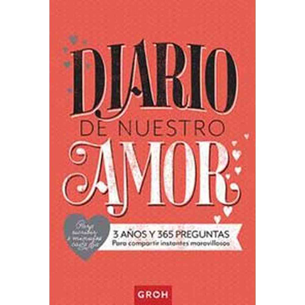 Libro Diario de nuestro amor