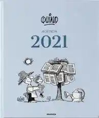 Libro Agenda 2021 Quino encuadernada azul claro de Quino- Granica