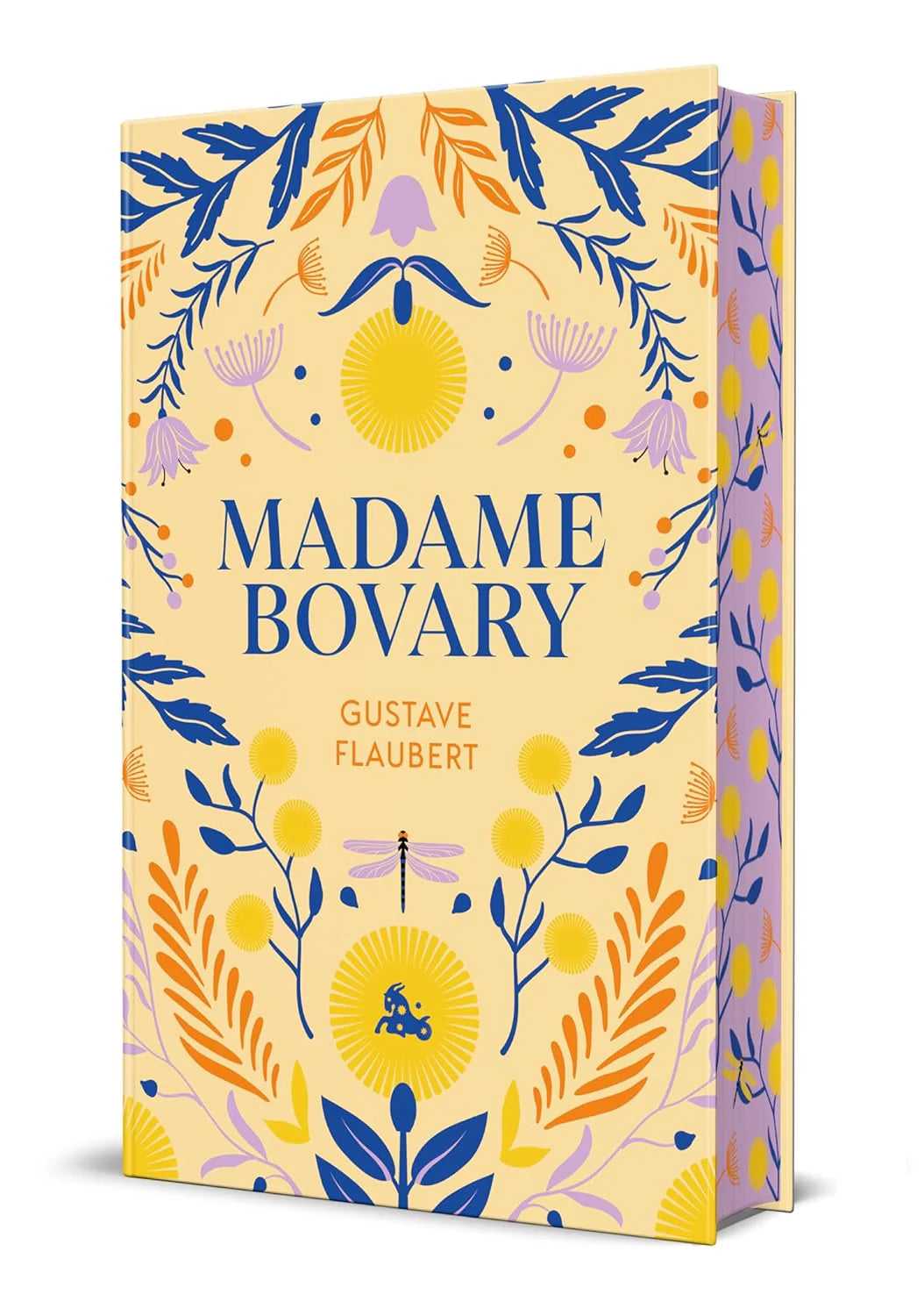 Libro Madame Bovary en edición especial con cantos pintados y tapa dura