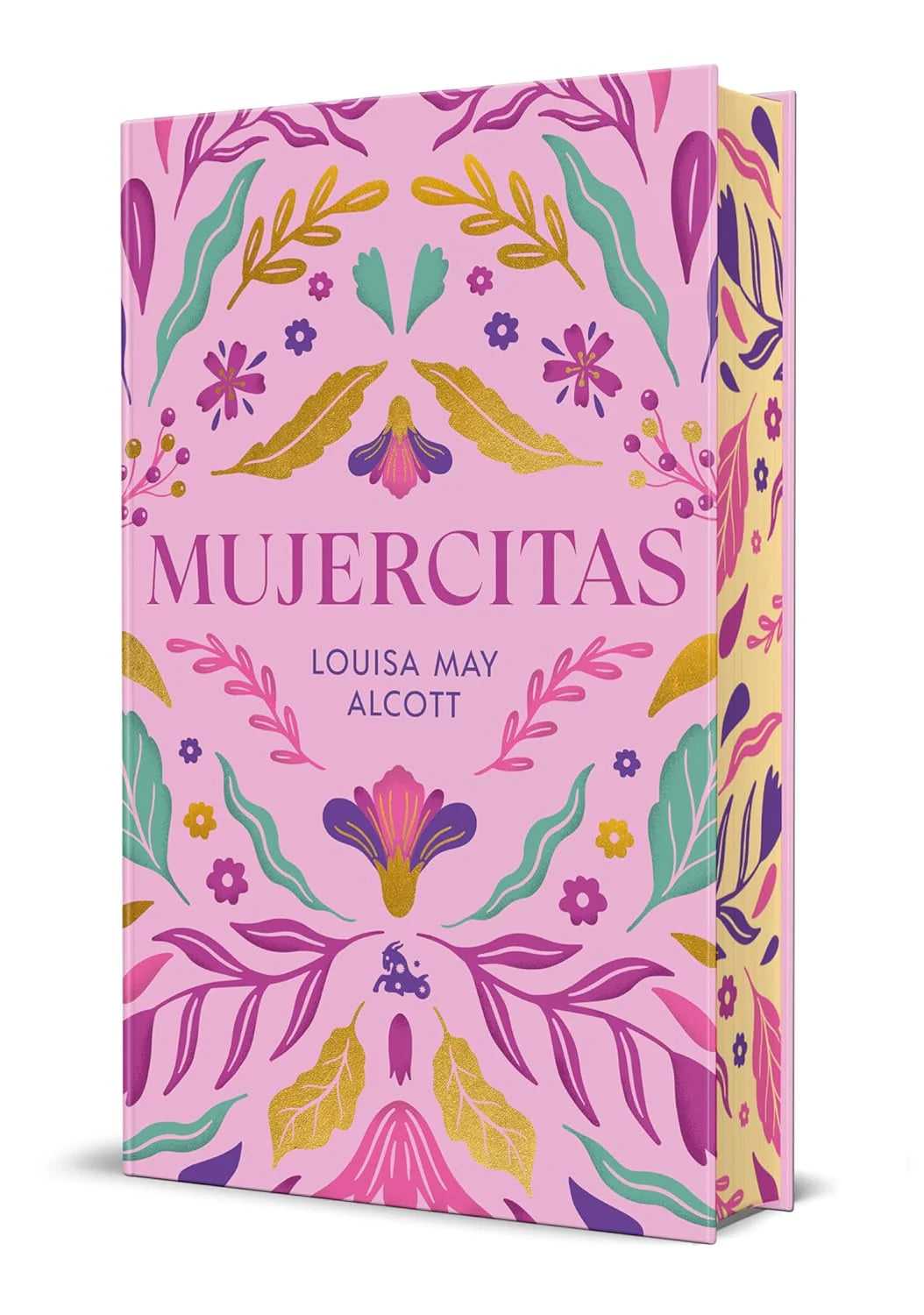 Libro Mujercitas en edición especial con cantos pintados y tapa dura