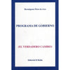 Libro Programa De Gobierno De Pérez De Arce, Hermógenes - El Roble