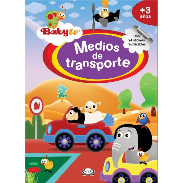 Libro Babytv medios de transporte - Vergara y Riba