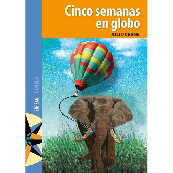 LIBRO CINCO SEMANAS EN GLOBO DE JULIO VERNE - ZIG-ZAG