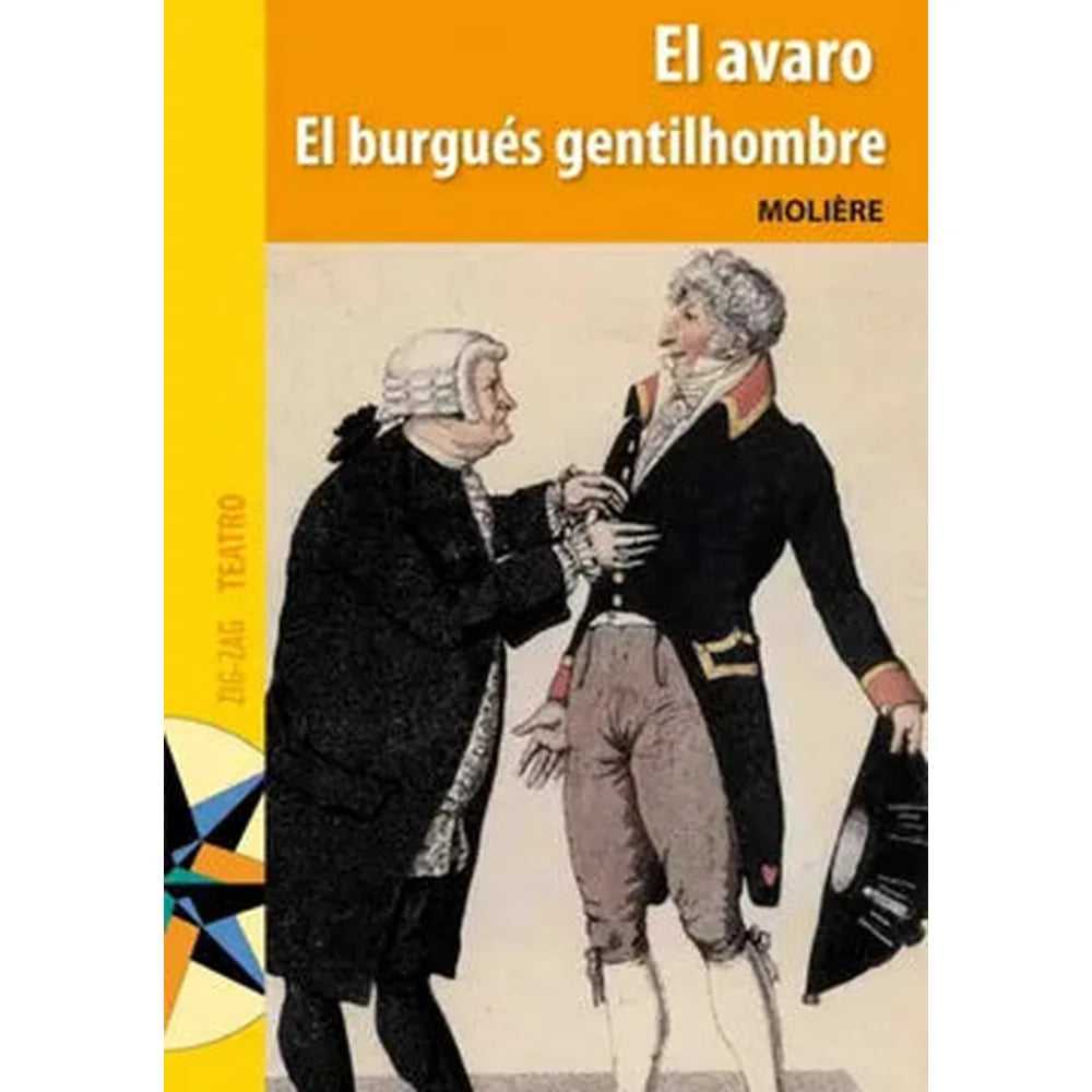 LIBRO EL AVARO, EL BURGUÉS GENTILHOMBRE - ZIG-ZAG
