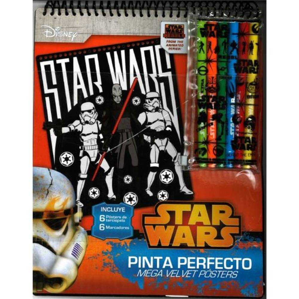 LIBRO PINTA PERFECTO STARWARS VII - FACIL MUSICA