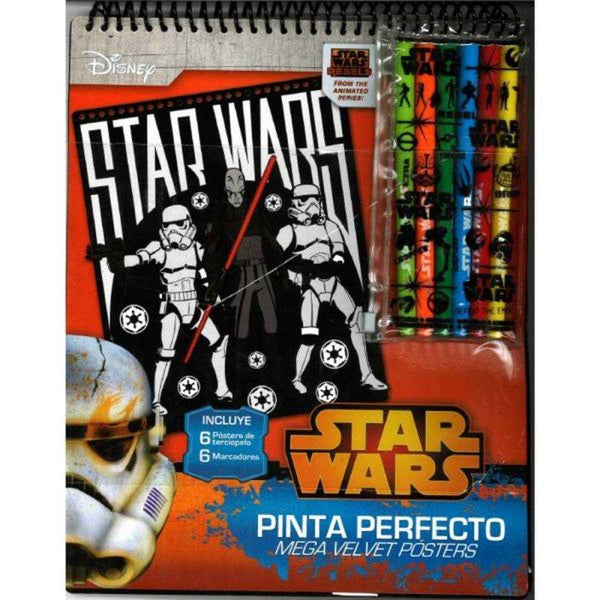 LIBRO PINTA PERFECTO STARWARS VII - FACIL MUSICA