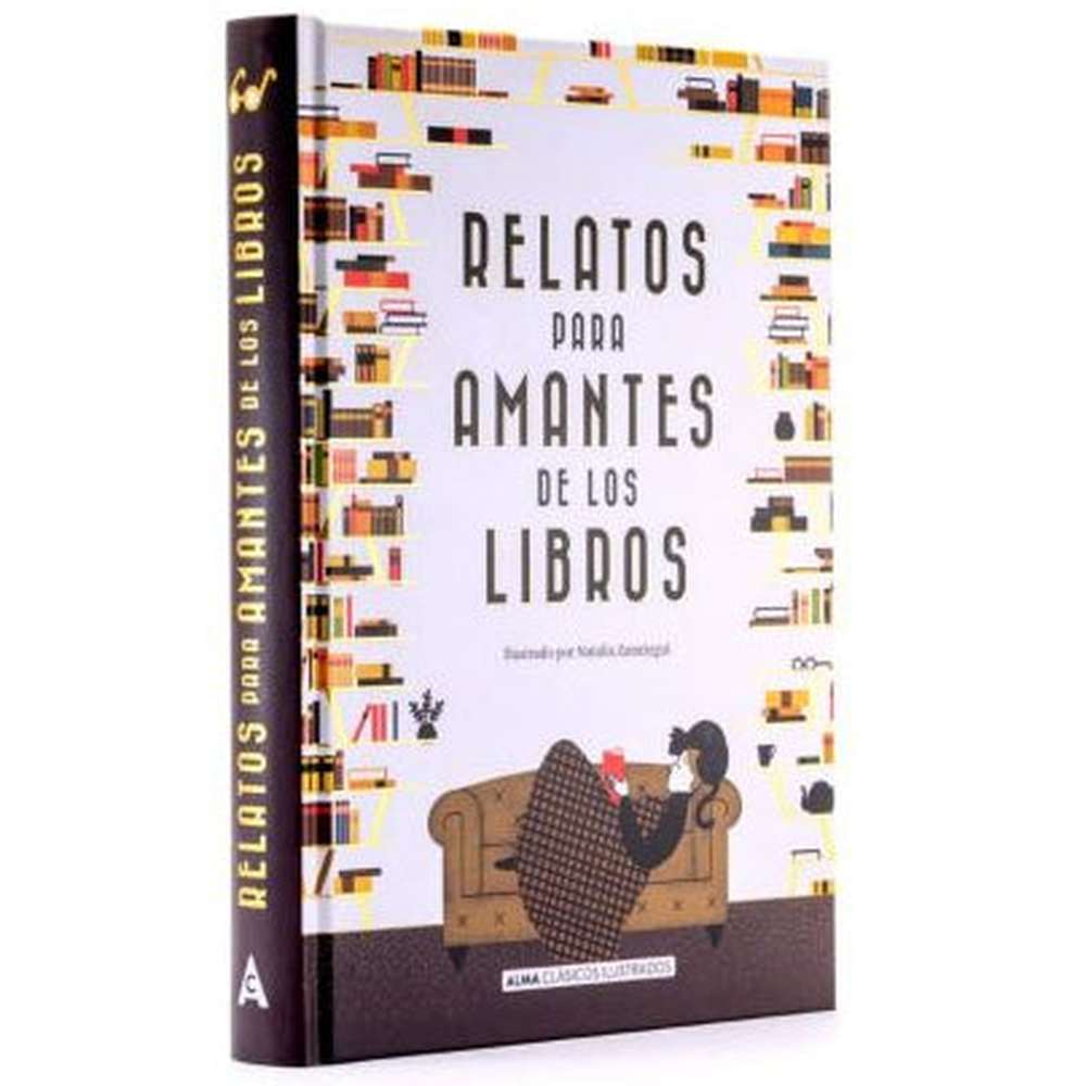LIBRO RELATOS PARA AMANTES DE LOS LIBROS - ALMA