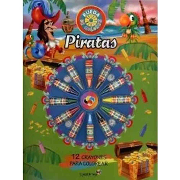LIBRO RUEDA DE COLORES PIRATAS - BETINA