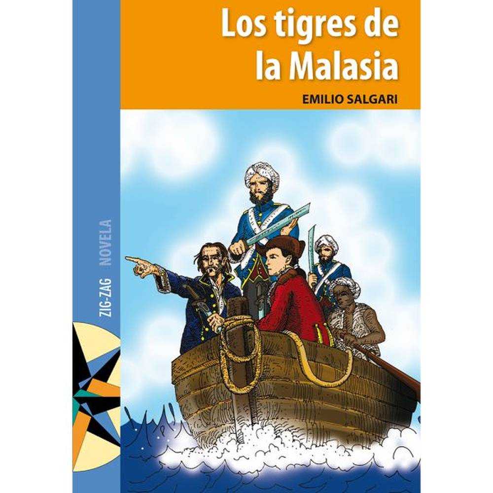 LIBRO TIGRES DE LA MALASIA DE EMILIO SALGARI - ZIG-ZAG