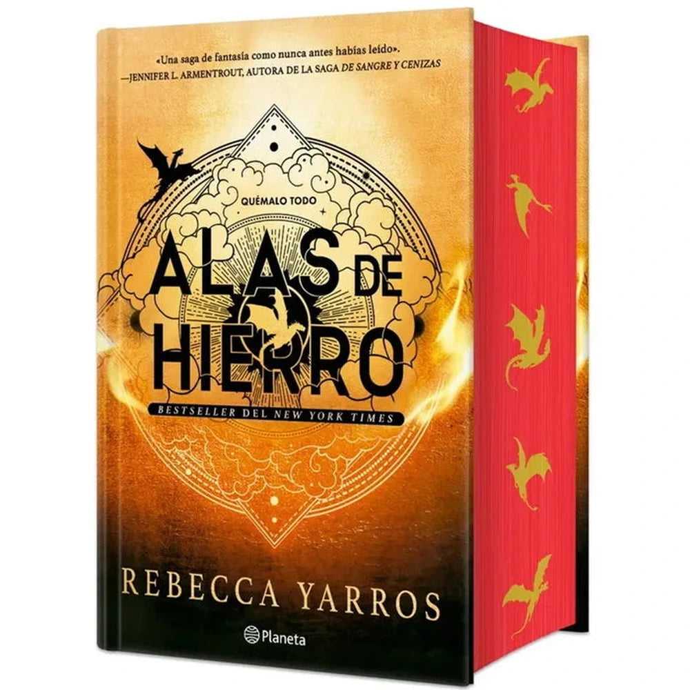 Libro Alas de hierro Empíreo 2 con Cantos Tintados de Rebecca Yarros - Edición Especial - Planeta