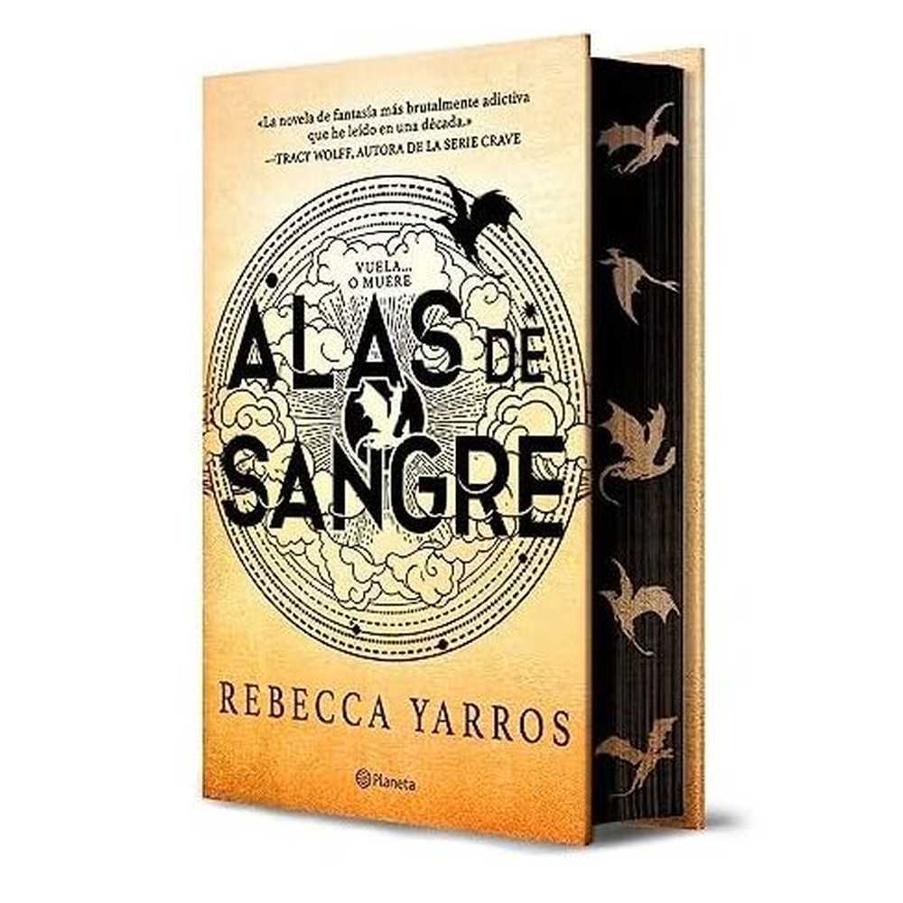 Libro Alas de sangre Empíreo 1 Con cantos tintados de Rebecca Yarros - Edición Especial - Planeta