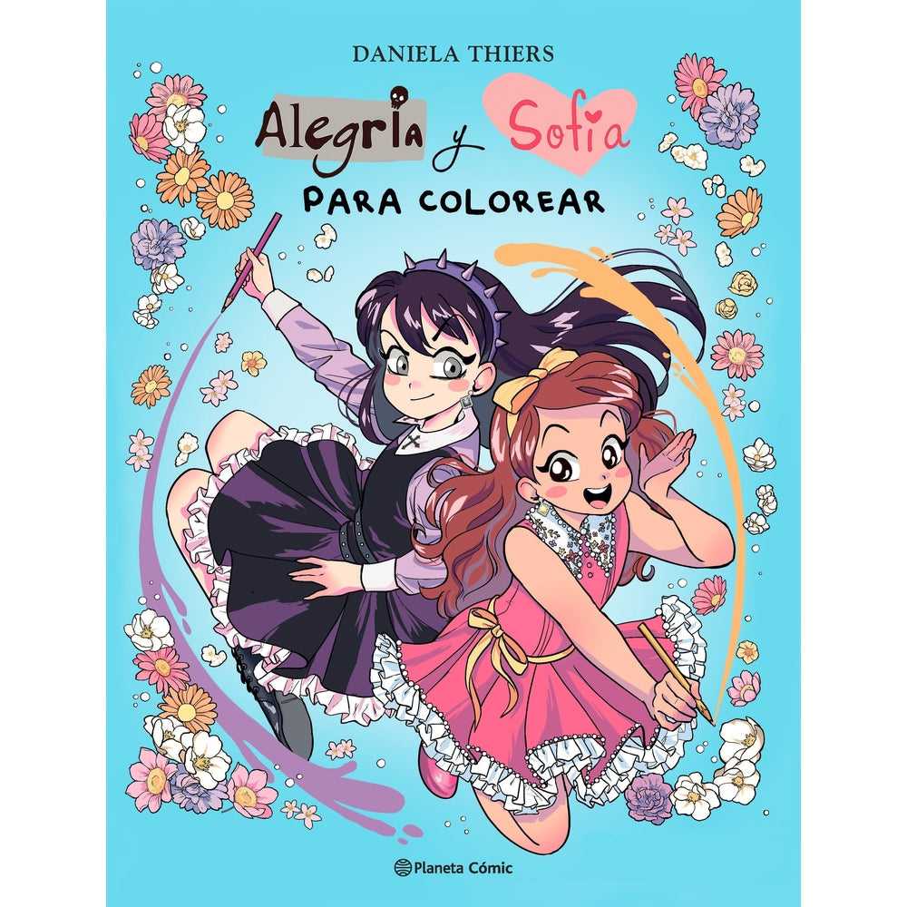 Libro Alegría y Sofía para colorear de Daniela Thiers - Planeta Cómic