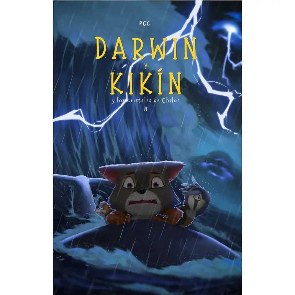 Libro Darwin Y Kikín 2 Los Cristales De Chiloé de Pedro Orueta - Editorial Queulat