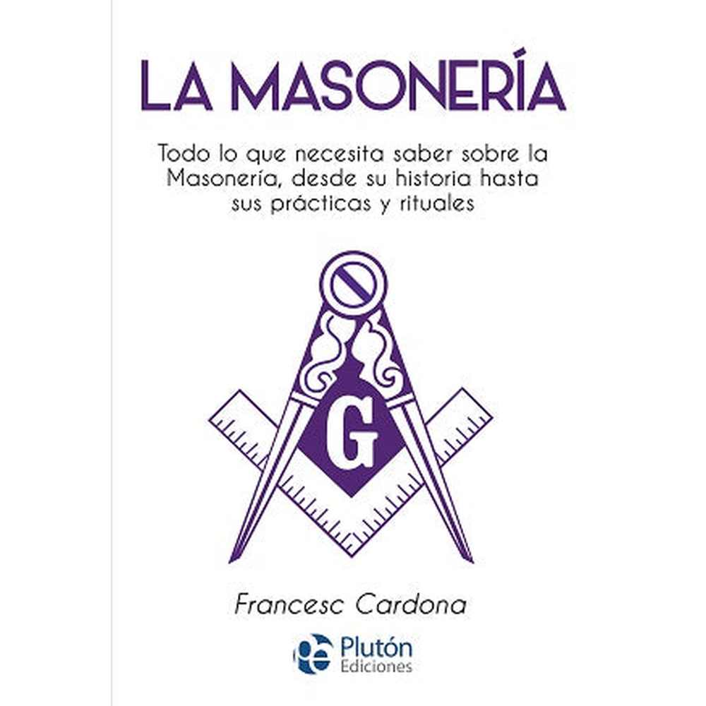 Libro La Masonería de Francesc Cardona - PLUTÓN