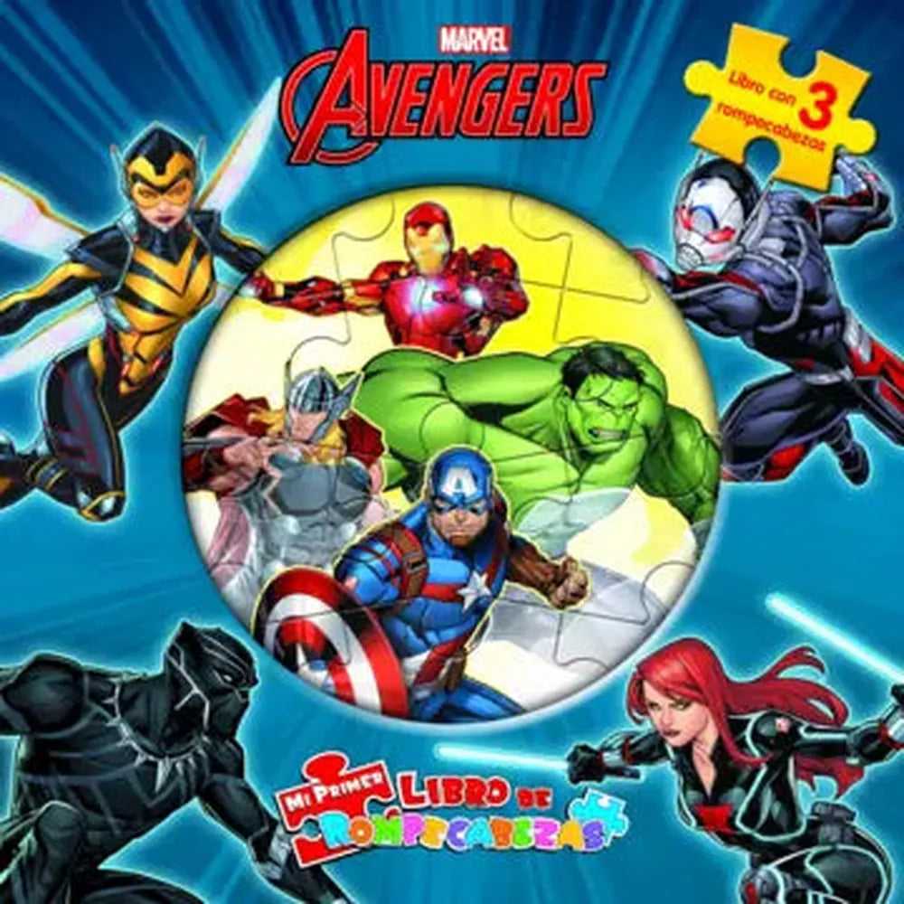 Libro MARVEL AVENGERS MI PRIMER LIBRO DE ROMPECABEZAS de varios autores