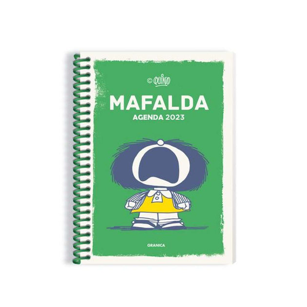 Libro Mafalda 2023 Anillada Verde De Quino - Granica