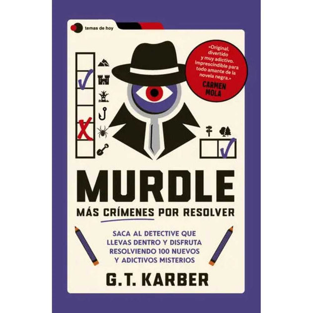 Libro Murdle: Más Crímenes Por Resolver De G. T. Karber -Ediciones Temas De Hoy