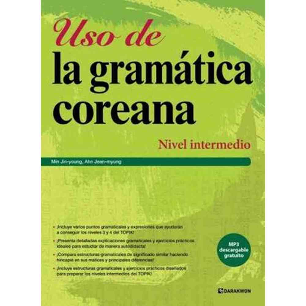 Libro Uso De La Gramática Coreana Nivel Intermedio - DARAKWON