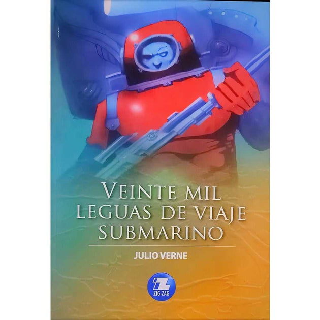 Libro Veinte Mil Leguas De Viaje Submarino De Julio Verne - Zig-Zag
