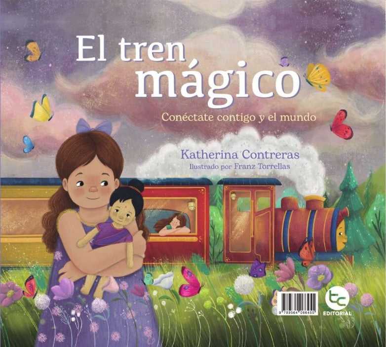 Libro El tren mágico libro reversible de Katherina Contretas - Trayecto